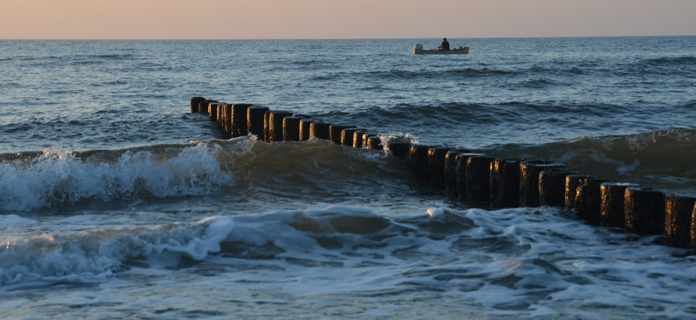 Strand Abend Februar 