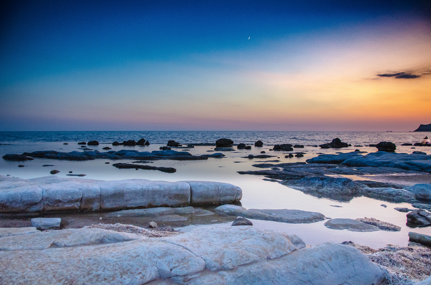 Strand Abschnitt "Scala dei Turchi"