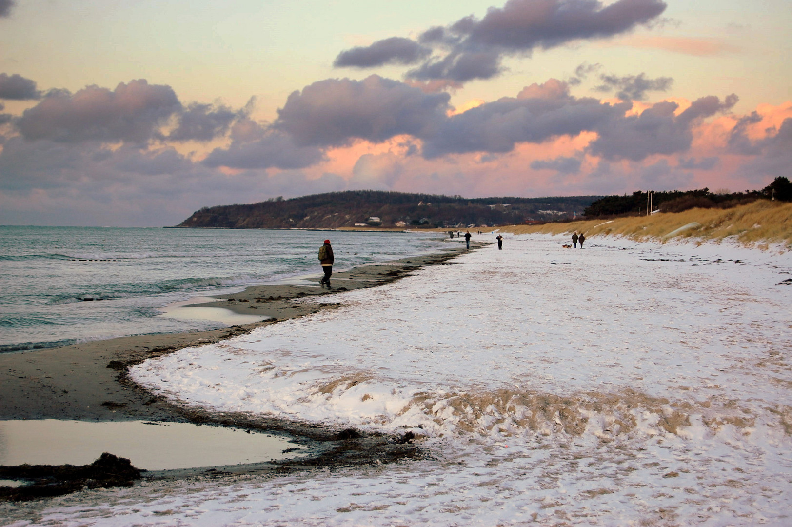 Strand am 2 Januar 2010