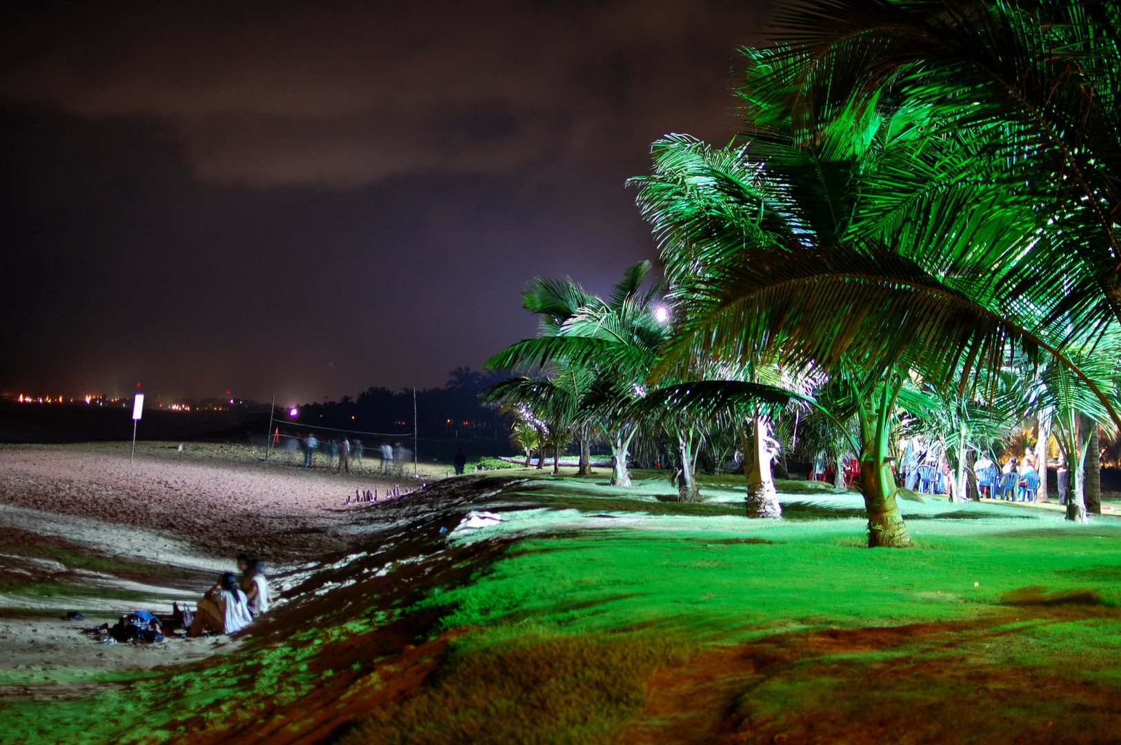 Strand am Abend in Indien