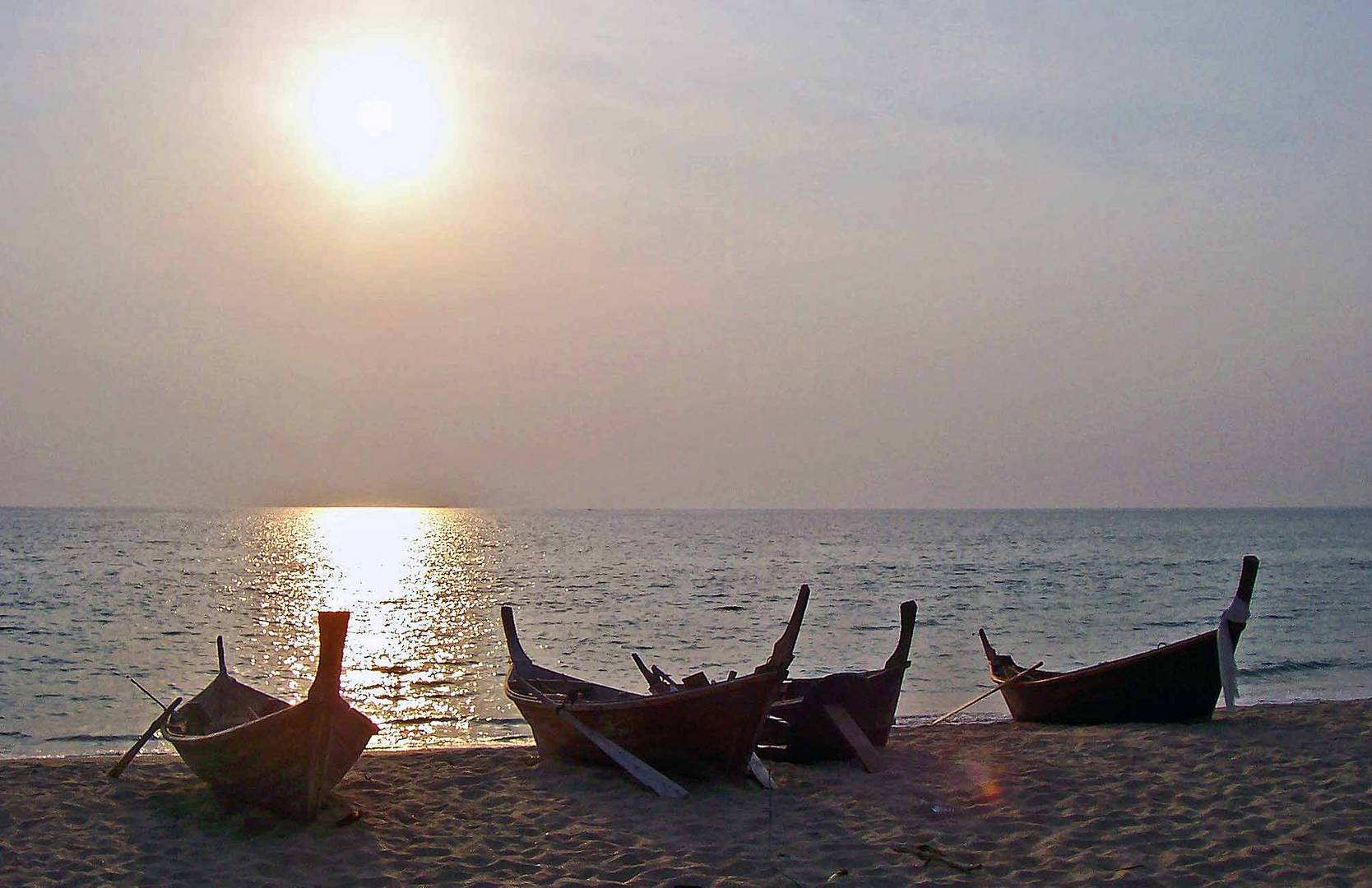 Strand am  frühen Abend