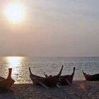 Strand am  frühen Abend