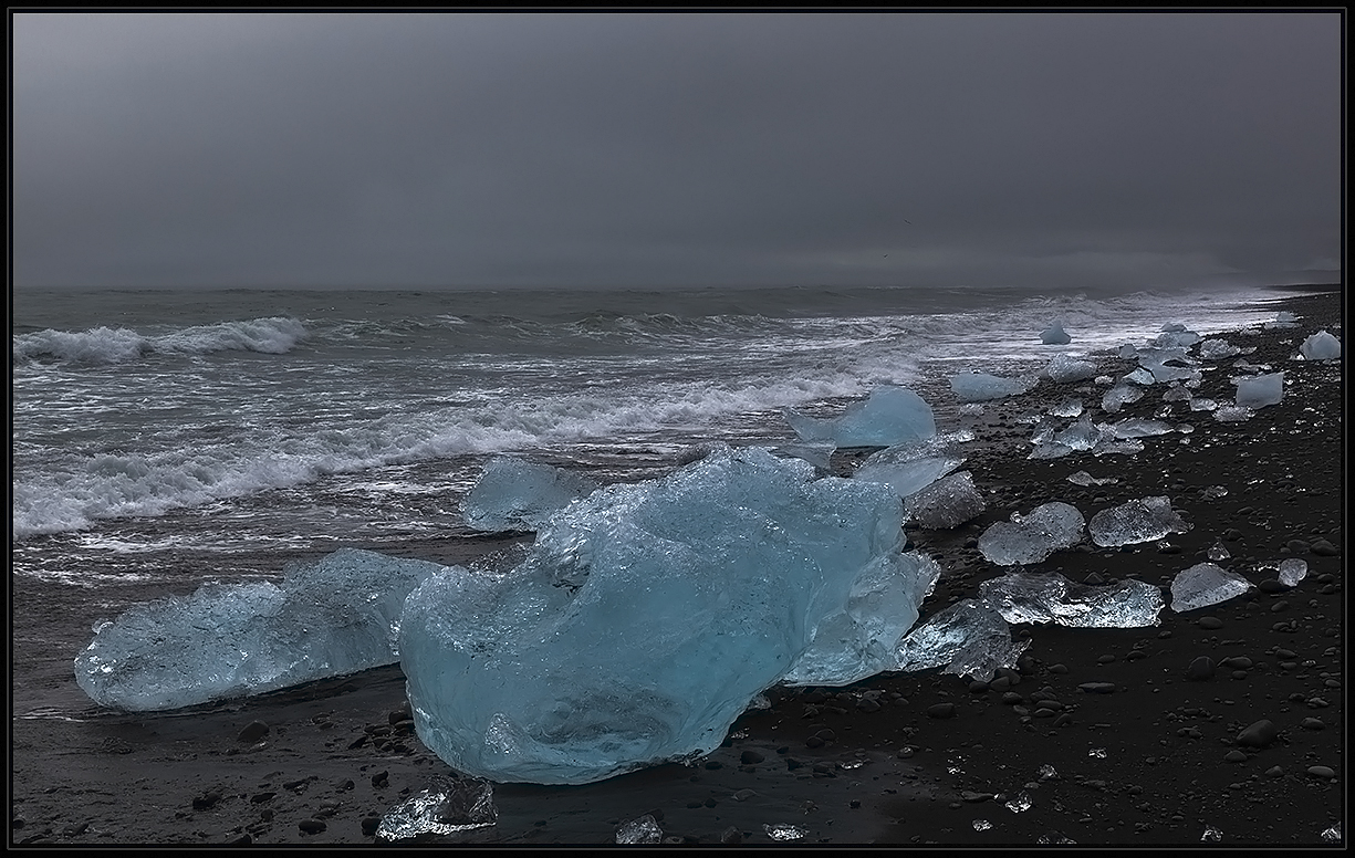 Strand am Jökulsárlón - Island #1