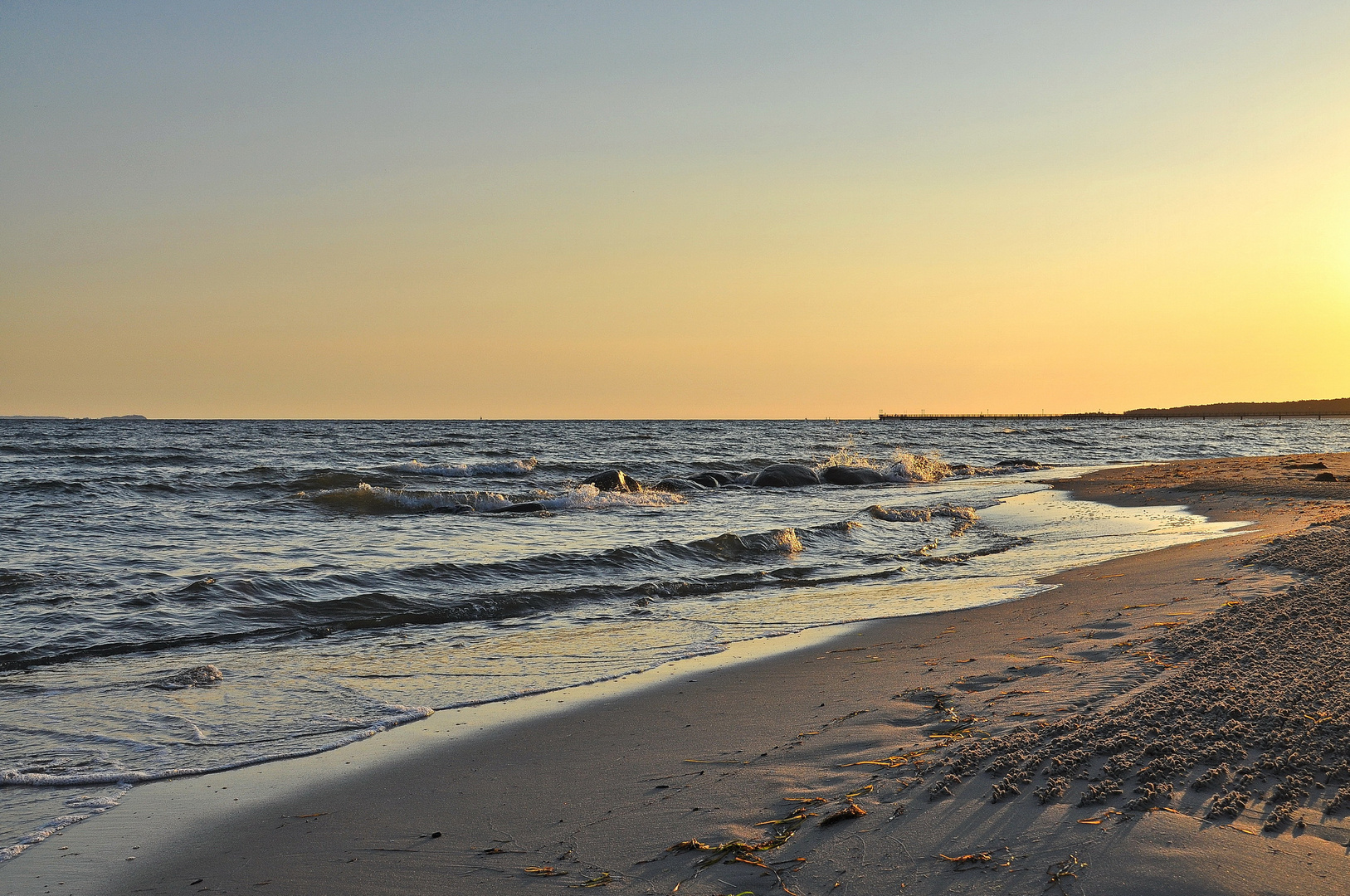 Strand am Morgen