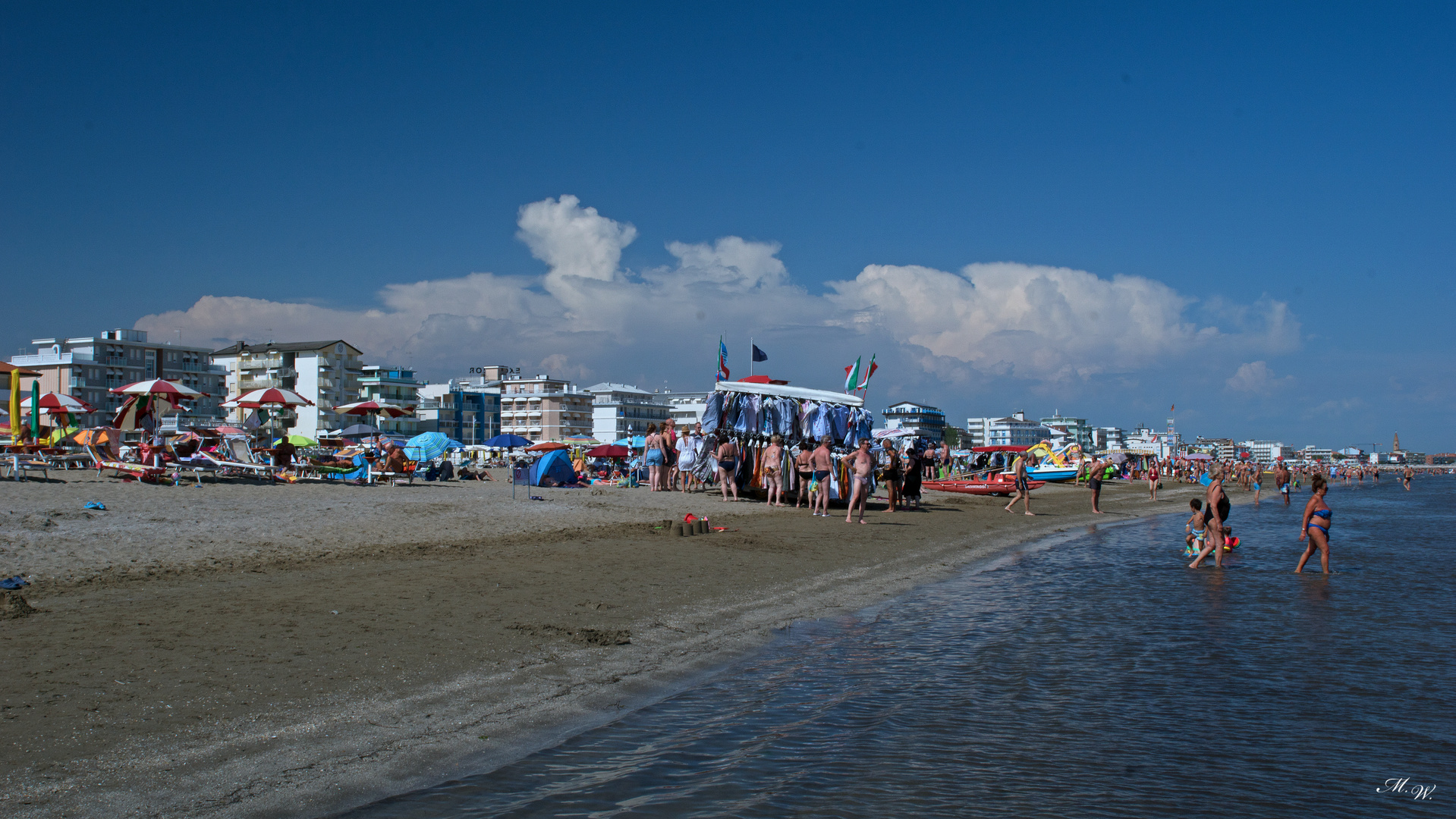 Strand am Nachmittag