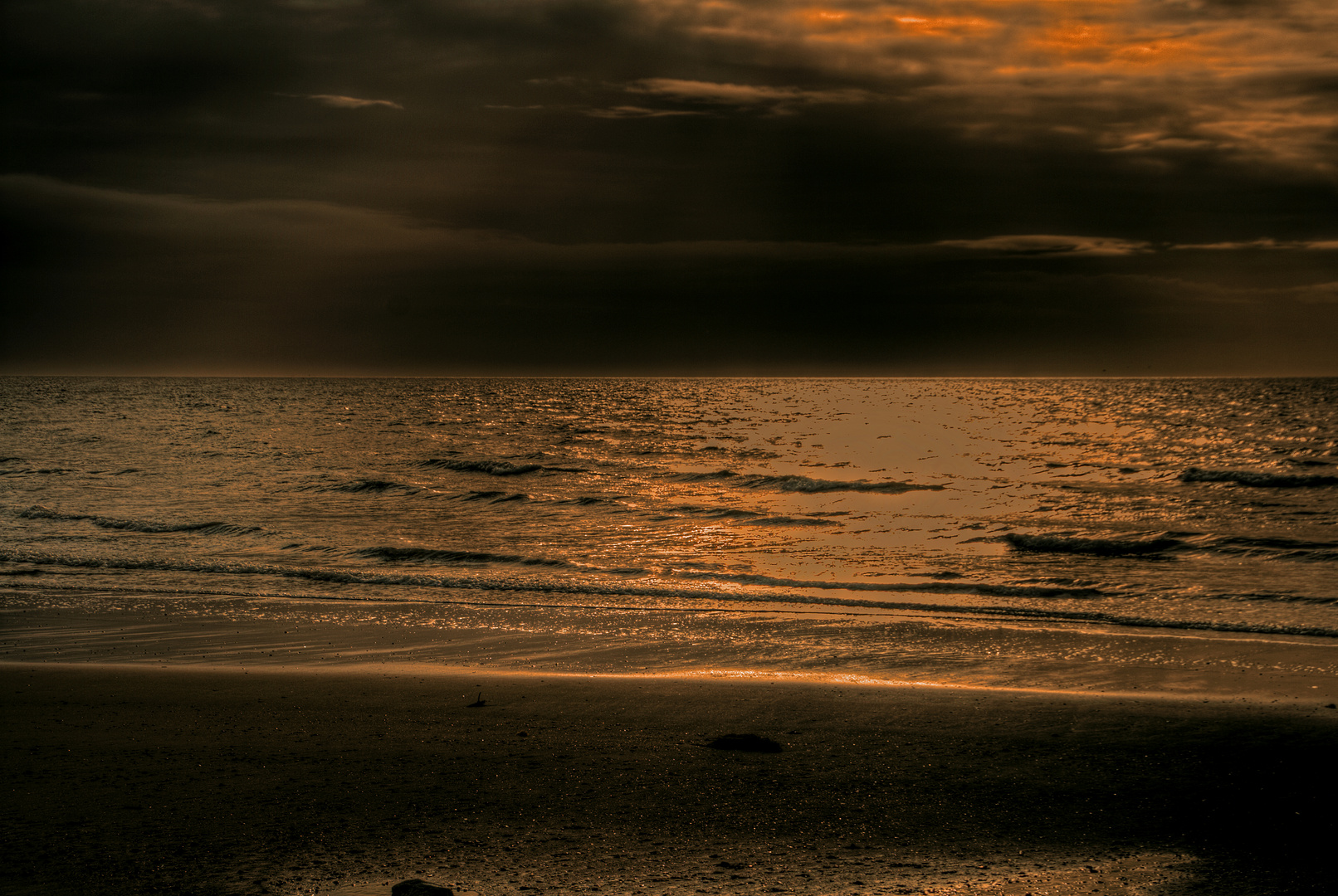 Strand am Nachmittag in Dänemerk (Blavand)