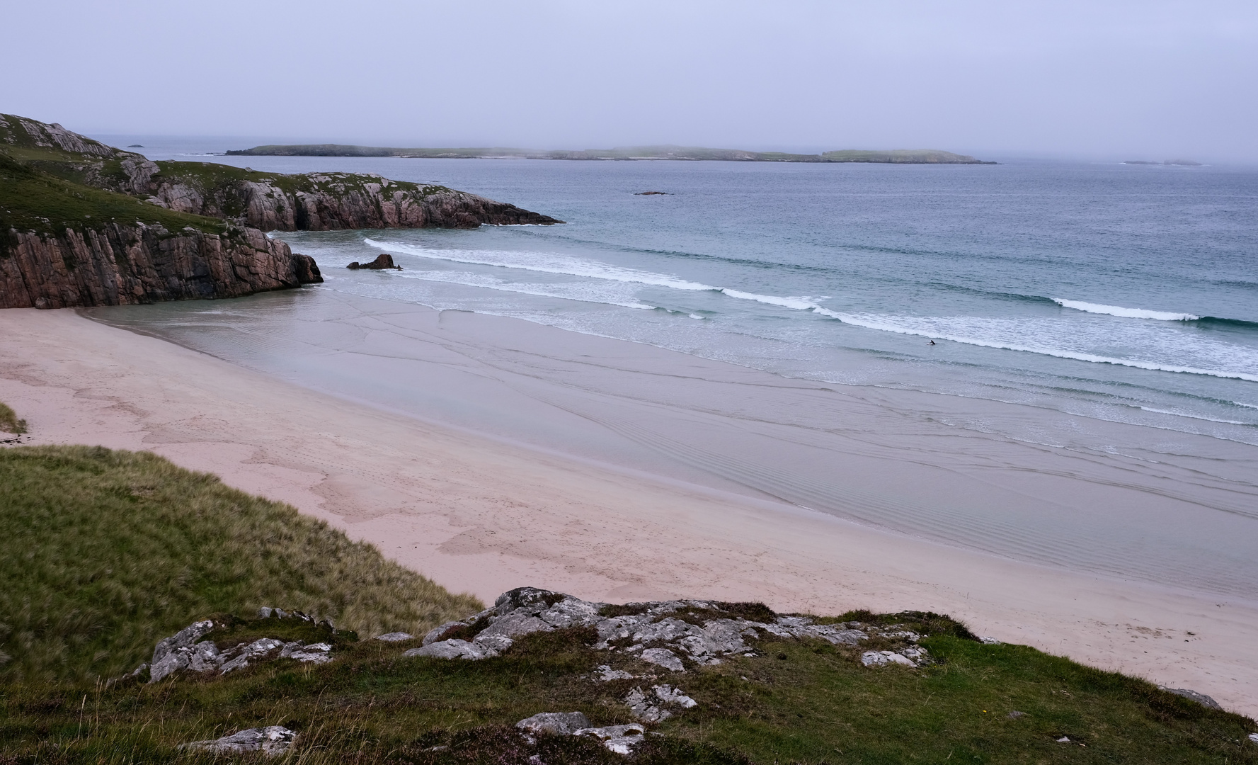 Strand am Nordrand Schottlands