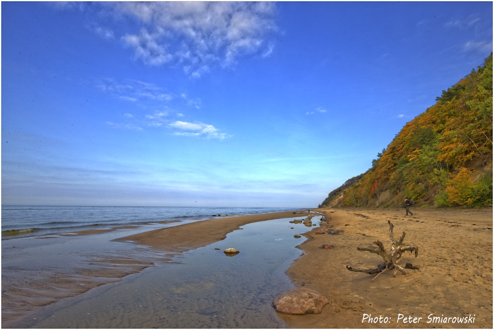 Strand an der Ostsee in Polen