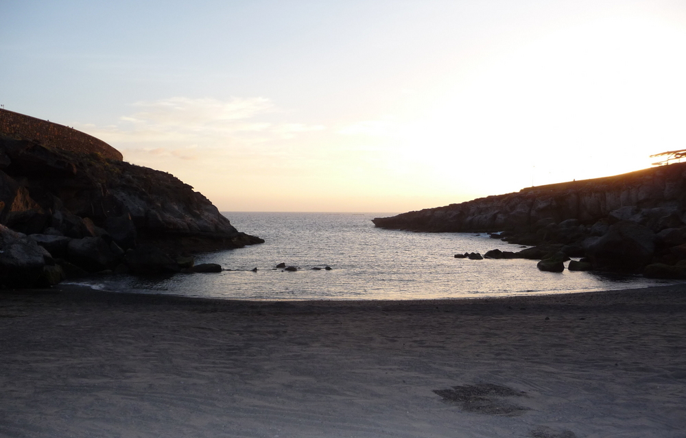 Strand an der Playa Paraiso in der Abendsonne Panasonic Tz 5