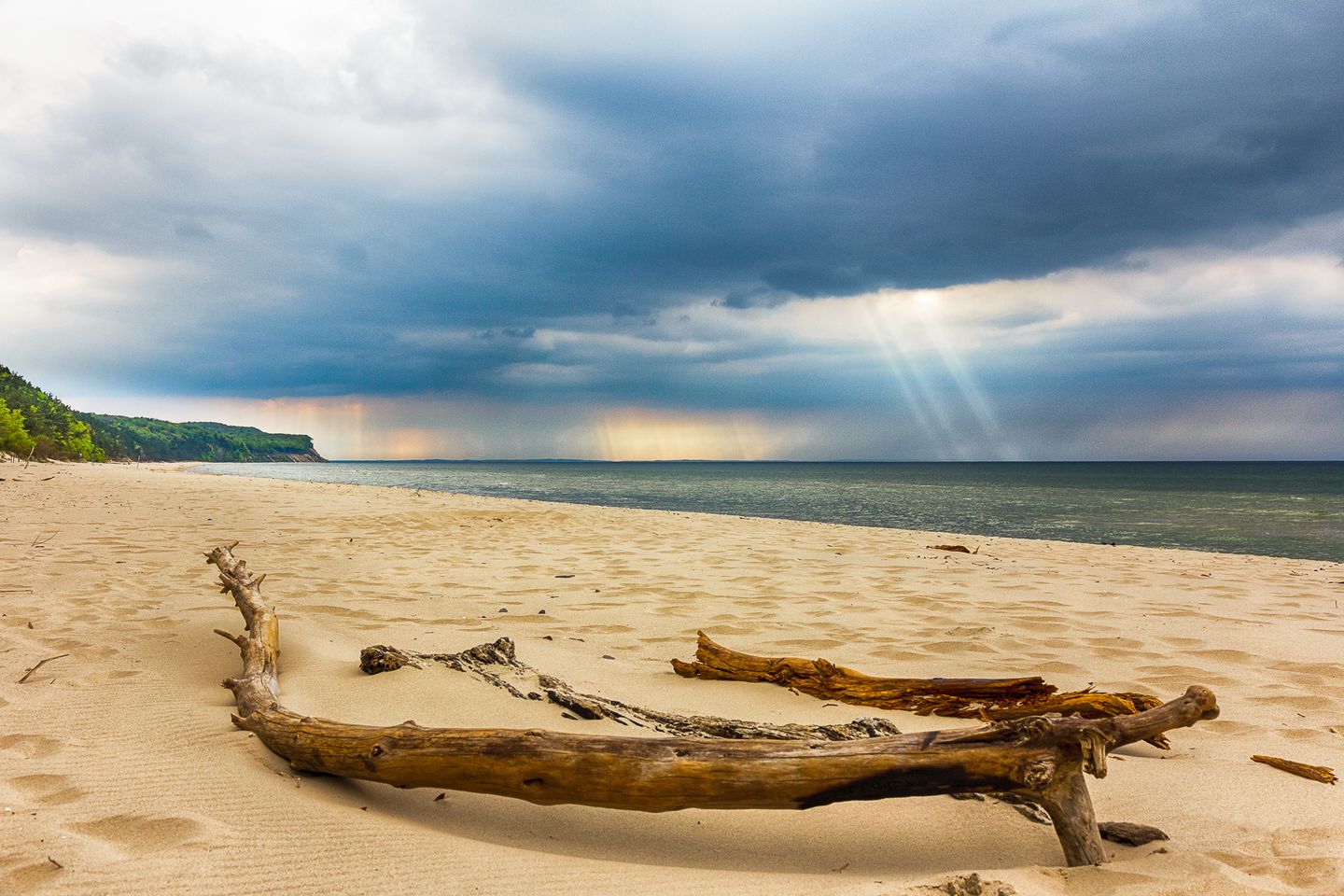 Strand an der Polnischen Ostsee