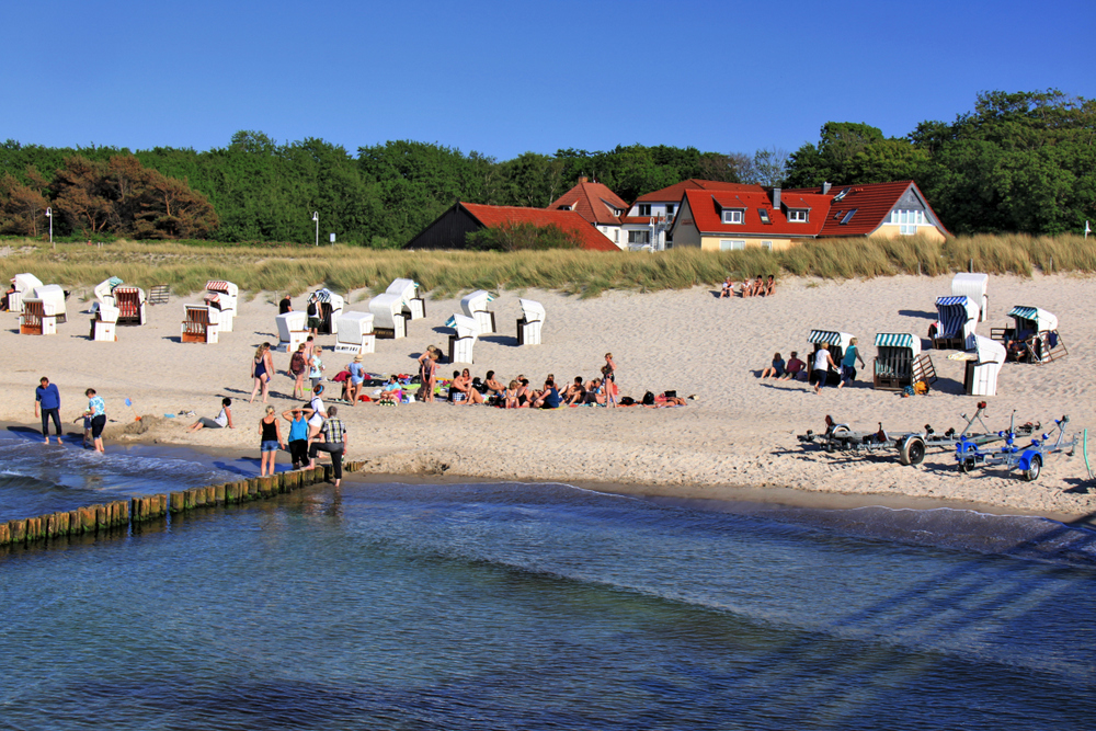 Strand an der Seebrücke