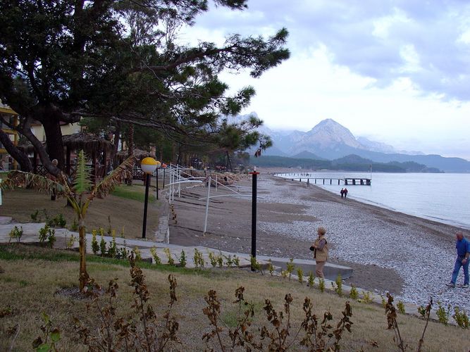 Strand an der Türkischen Reviera