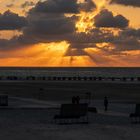 Strand auf Amrum bei Nacht