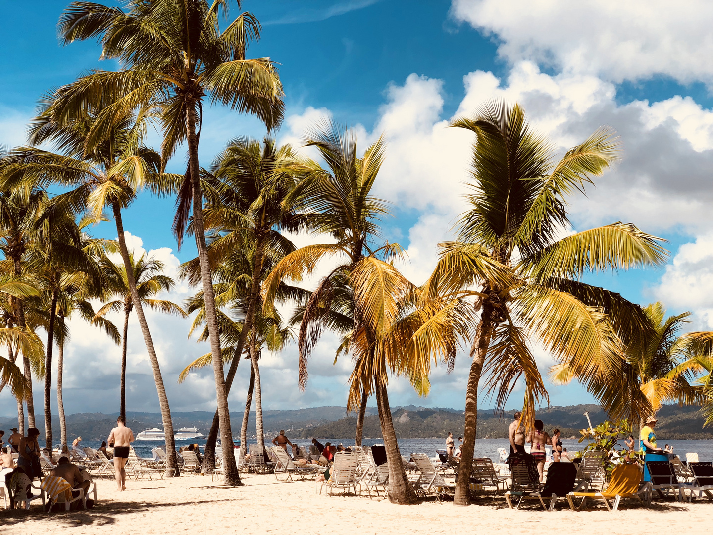 Strand auf Cayo Levantado Samana Dominikanische Republik