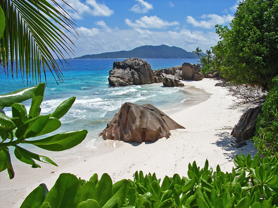 Strand auf den Seychellen