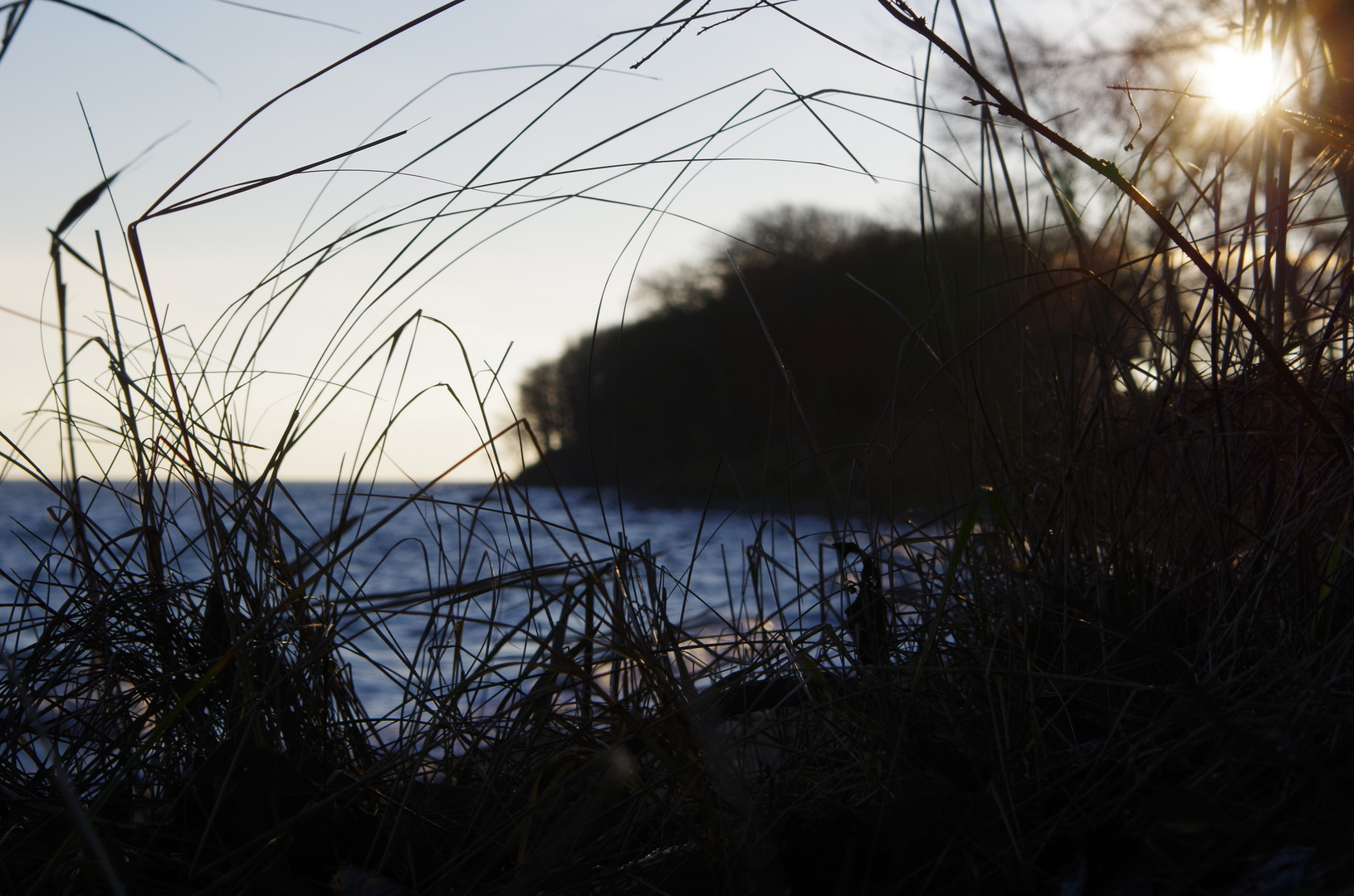 Strand auf Fehmarn früh Morgens