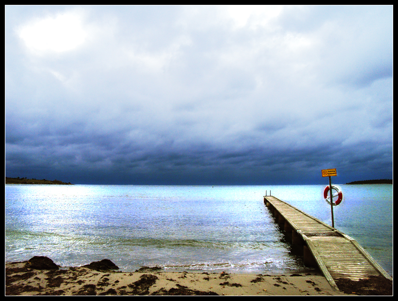 Strand auf Gotland - Springen verboten