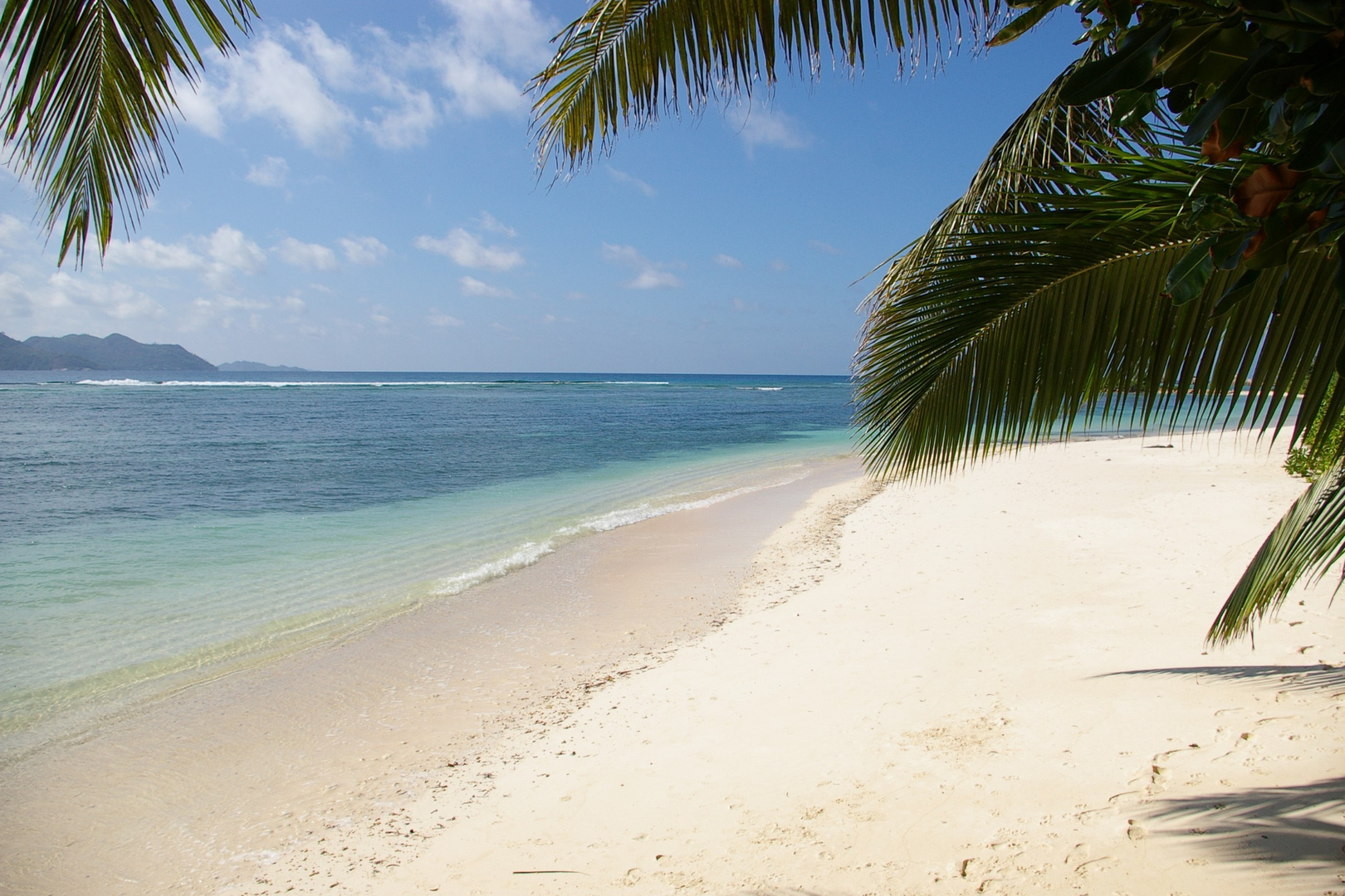 Strand auf la Digue