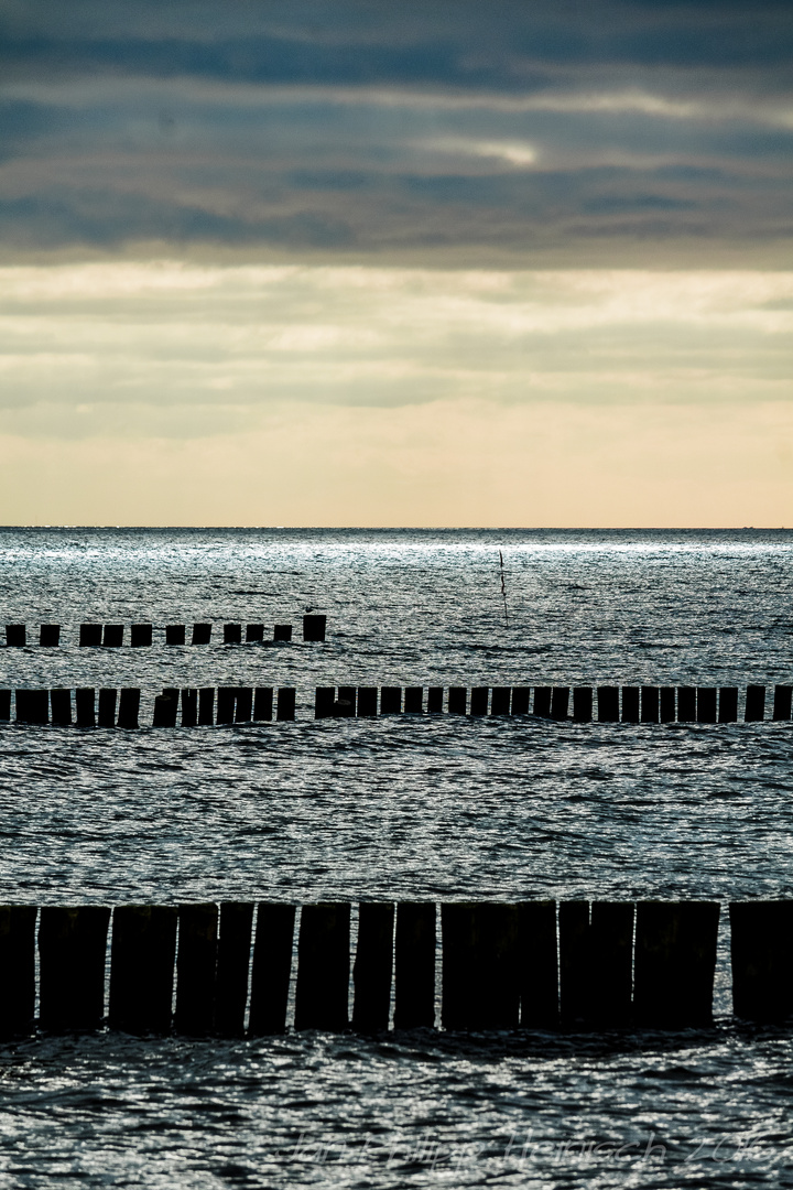 Strand bei Ahrenshoop am Abend