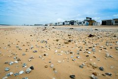 Strand bei Calais im Frühjahr