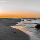 Strand bei Dämmerung