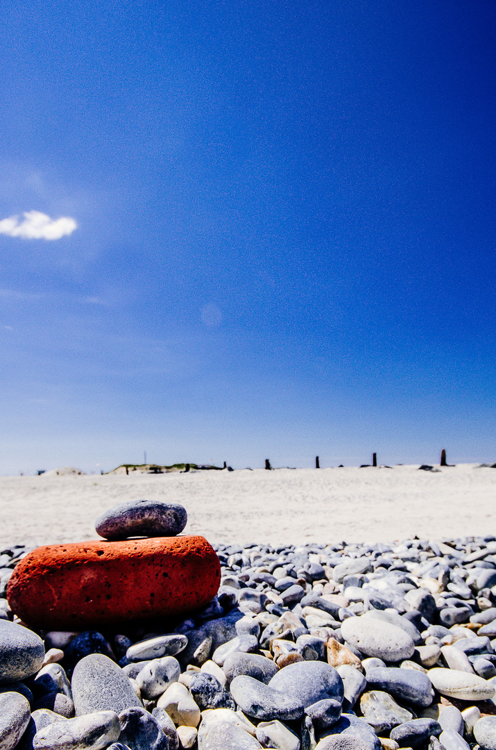 Strand bei Helgoland