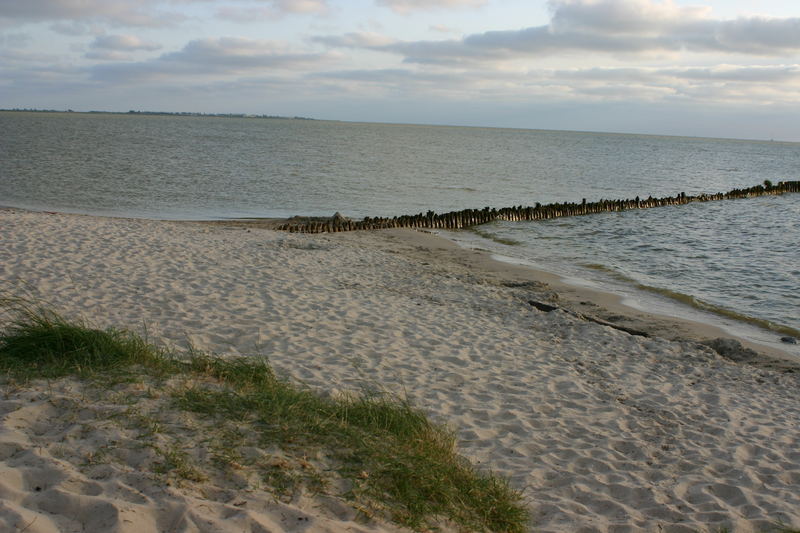 Strand bei Hindeloopen am Ijsselmeer
