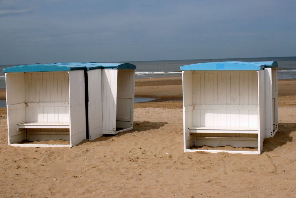 Strand bei Katwijk an der Nordsee im Mai