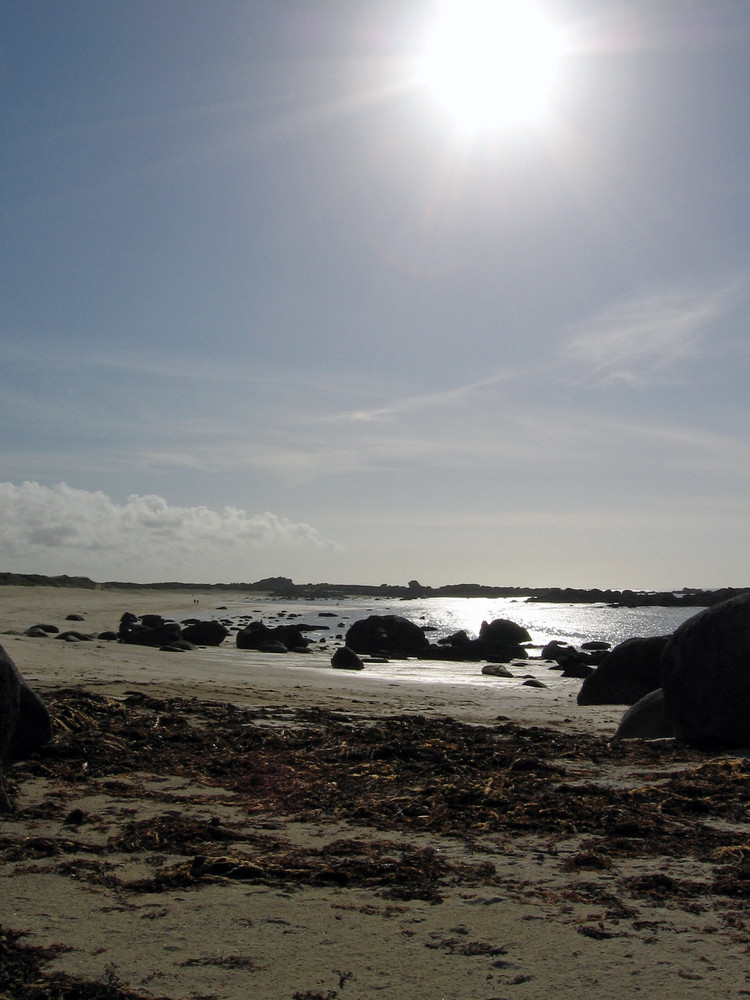 Strand bei Kerlouan/Bretagne/Frankreich