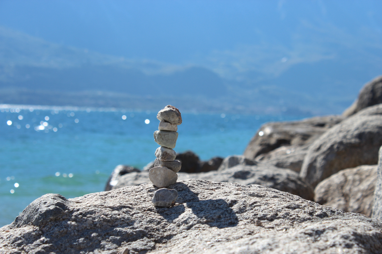 Strand bei Limone