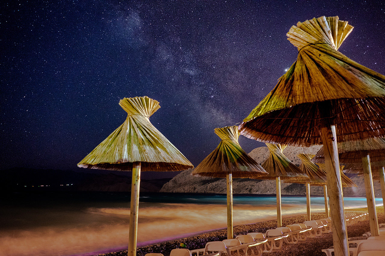 Strand bei Nacht