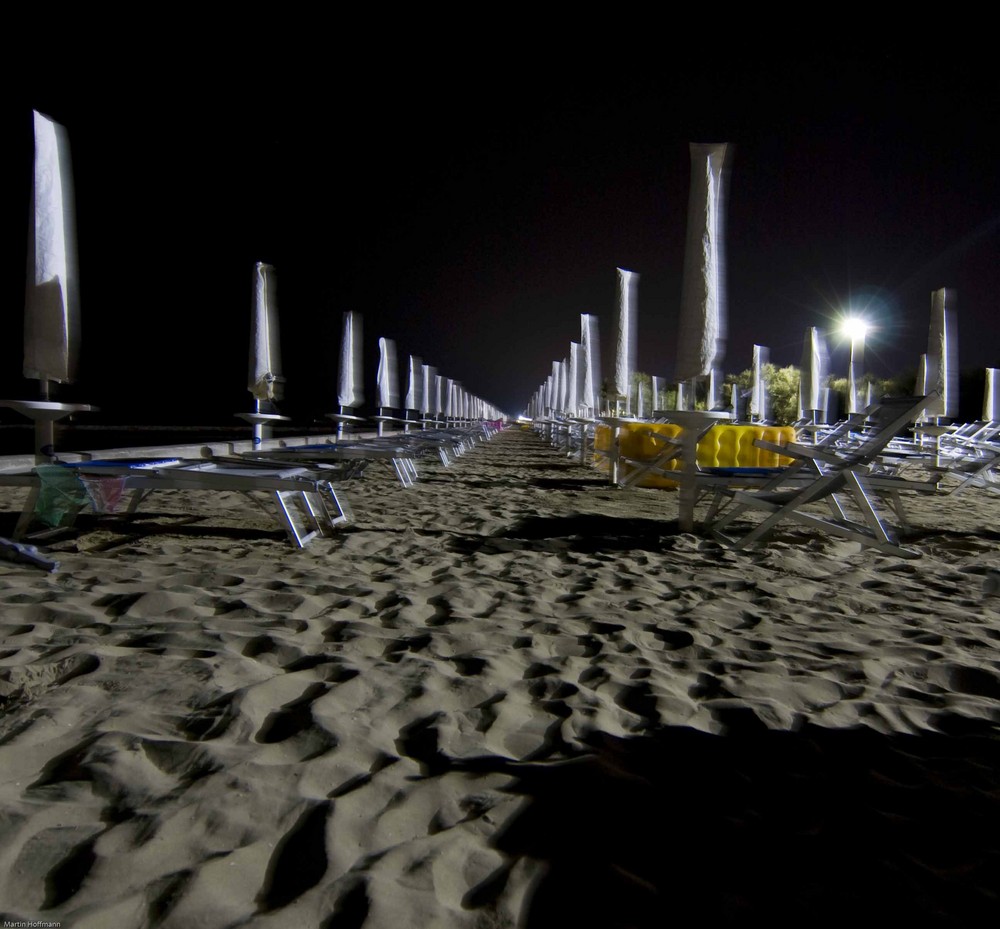 Strand bei Nacht (Caorle)