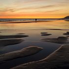 Strand bei Niedrigwasser, Marokko 09/2014