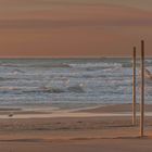 Strand bei Peschici am Abend