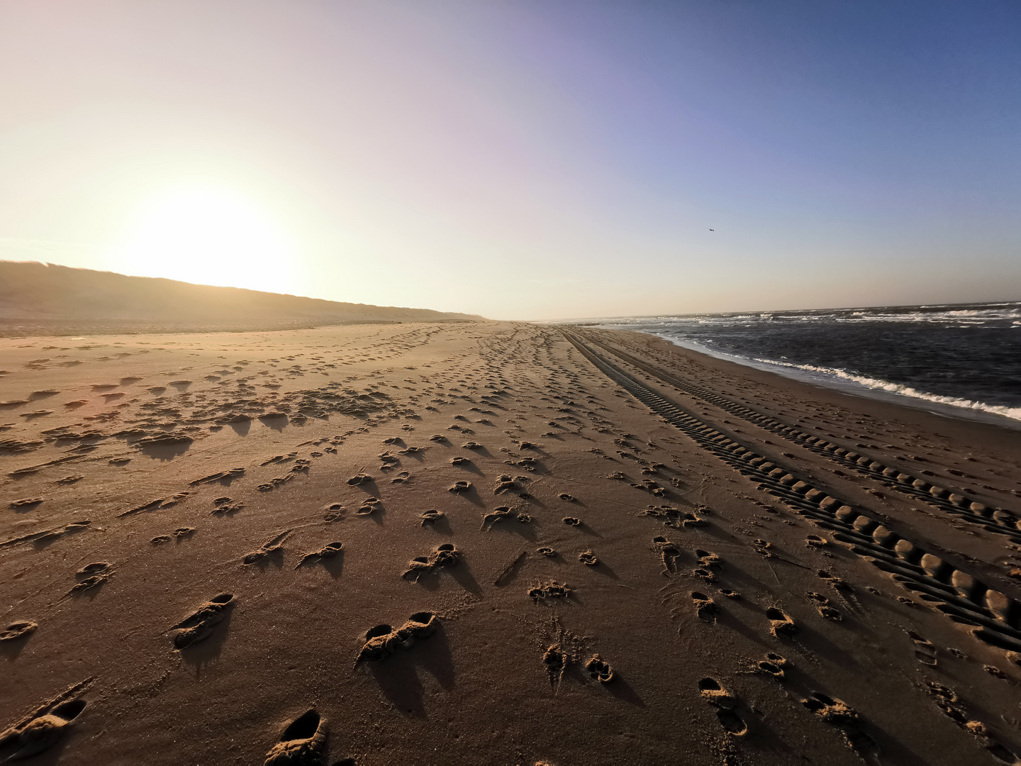 Strand bei Rantum im Dezember 2019