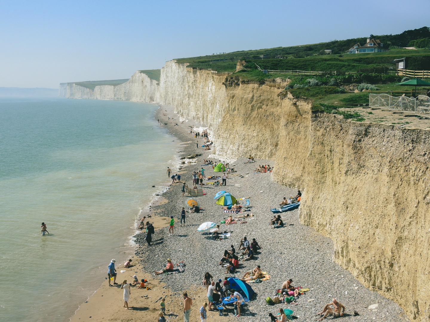 Strand bei Seven Sisters Südengland 2 2014