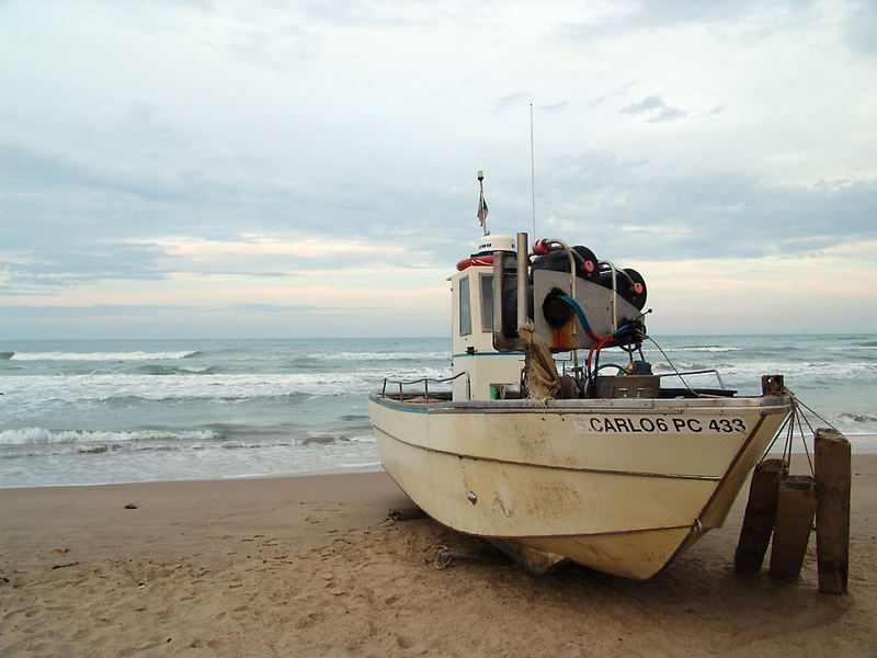 Strand bei Silvi Marina