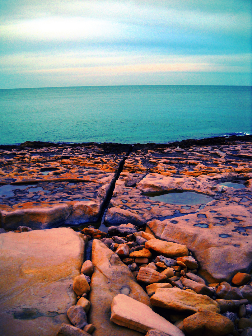 Strand bei Sliema (Malta)