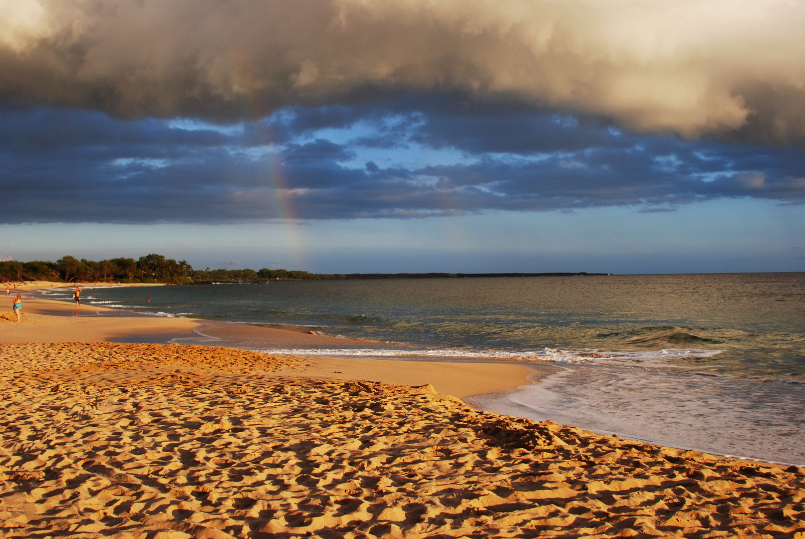 Strand bei Sonnenuntergang