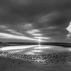 Strand bei Varengeville-sur-mer s/w