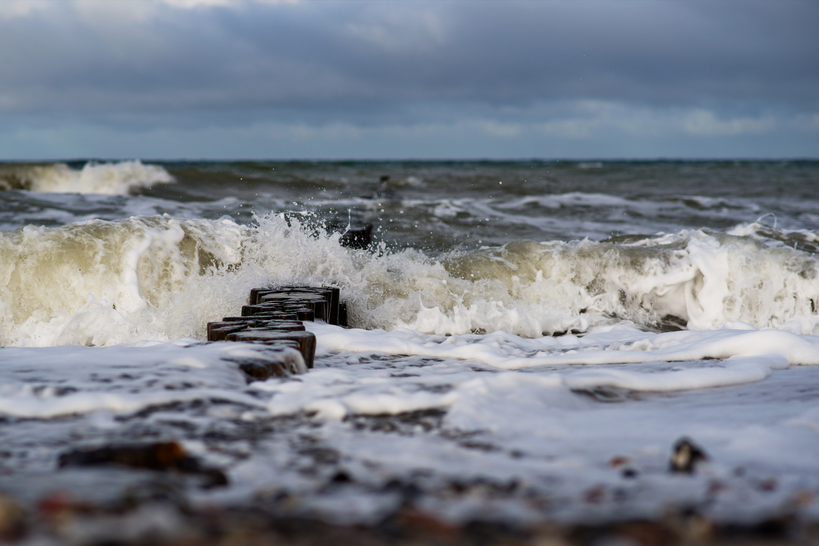 Strand Börgerende im November