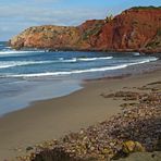 Strand der bunten Steine