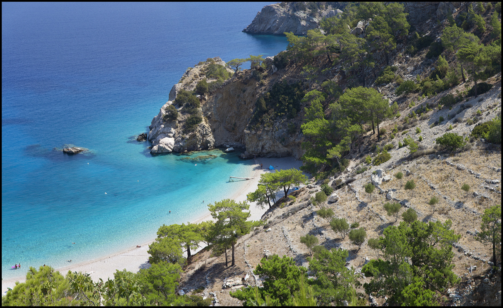 strand der strände auf karpathos (apella)