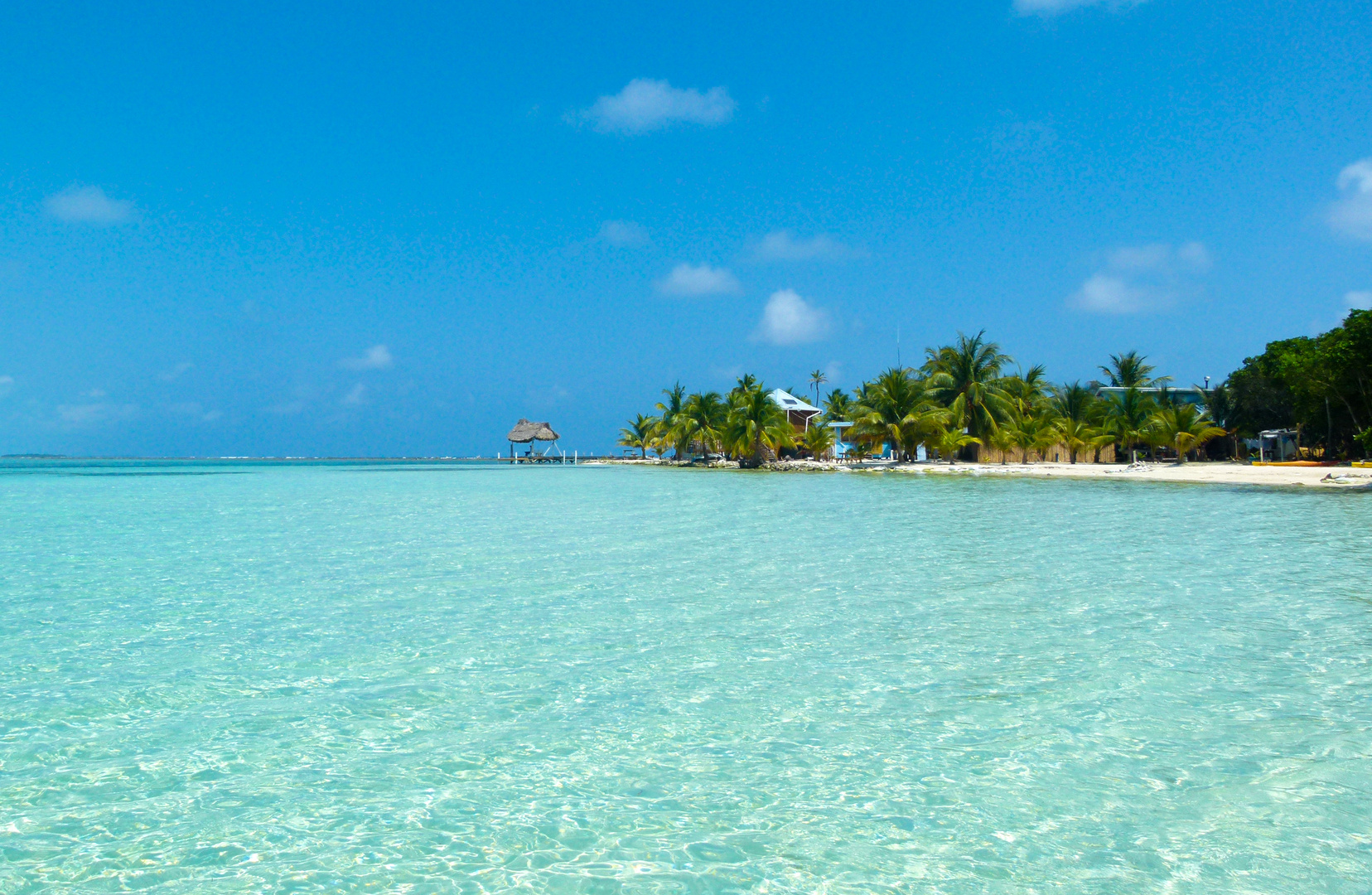 Strand des Glovers Reef Atoll,Belize