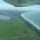 Strand des Ostseebades Wustrow aus der Luft