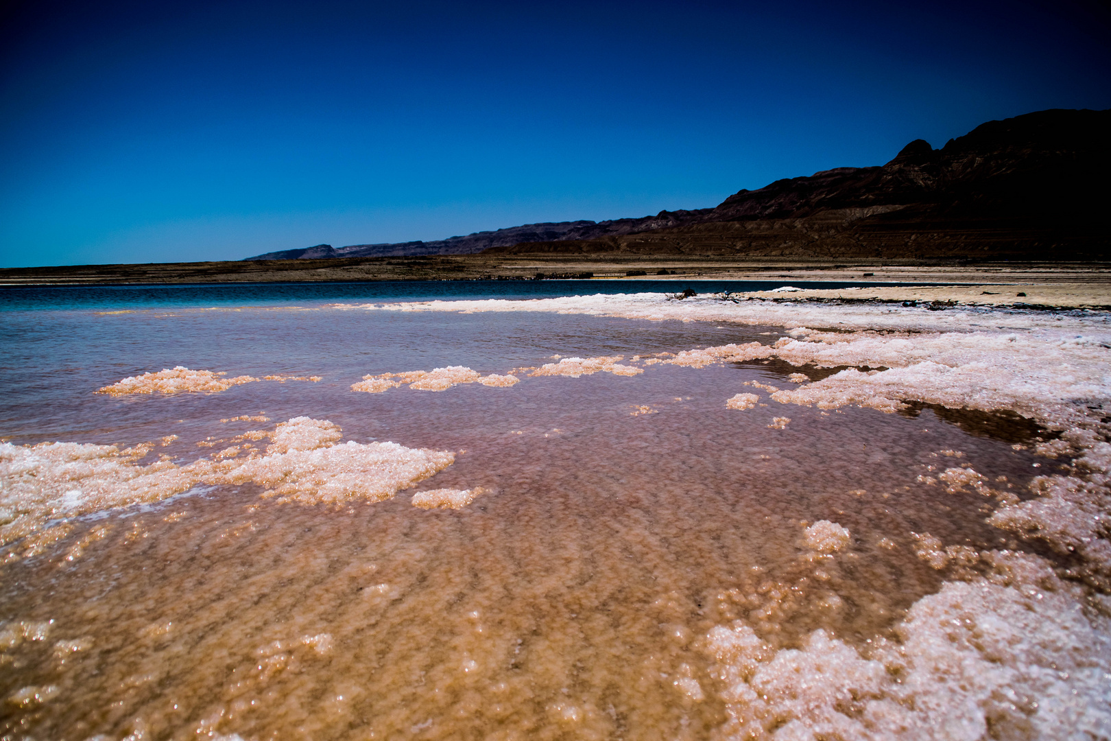 Strand des toten Meeres in Israel