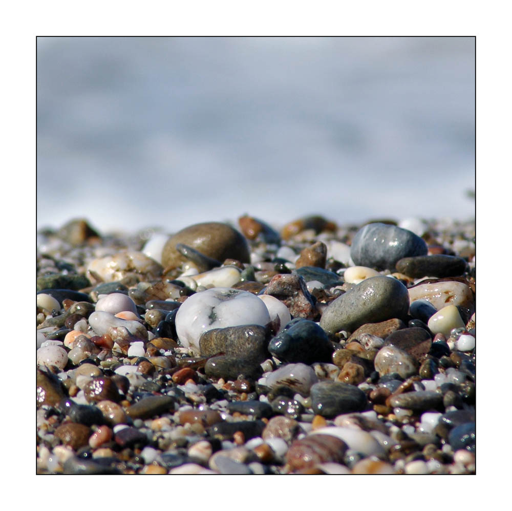 Strand-Details auf Kreta