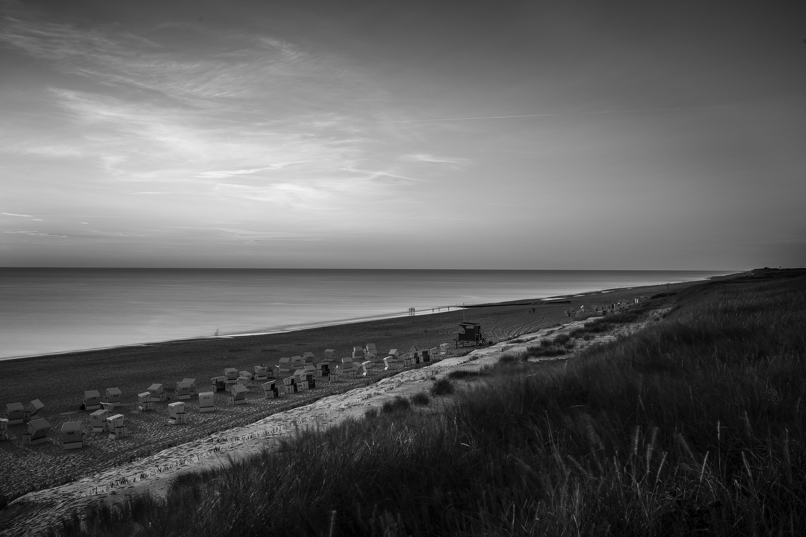 Strand-Dreieck S/W