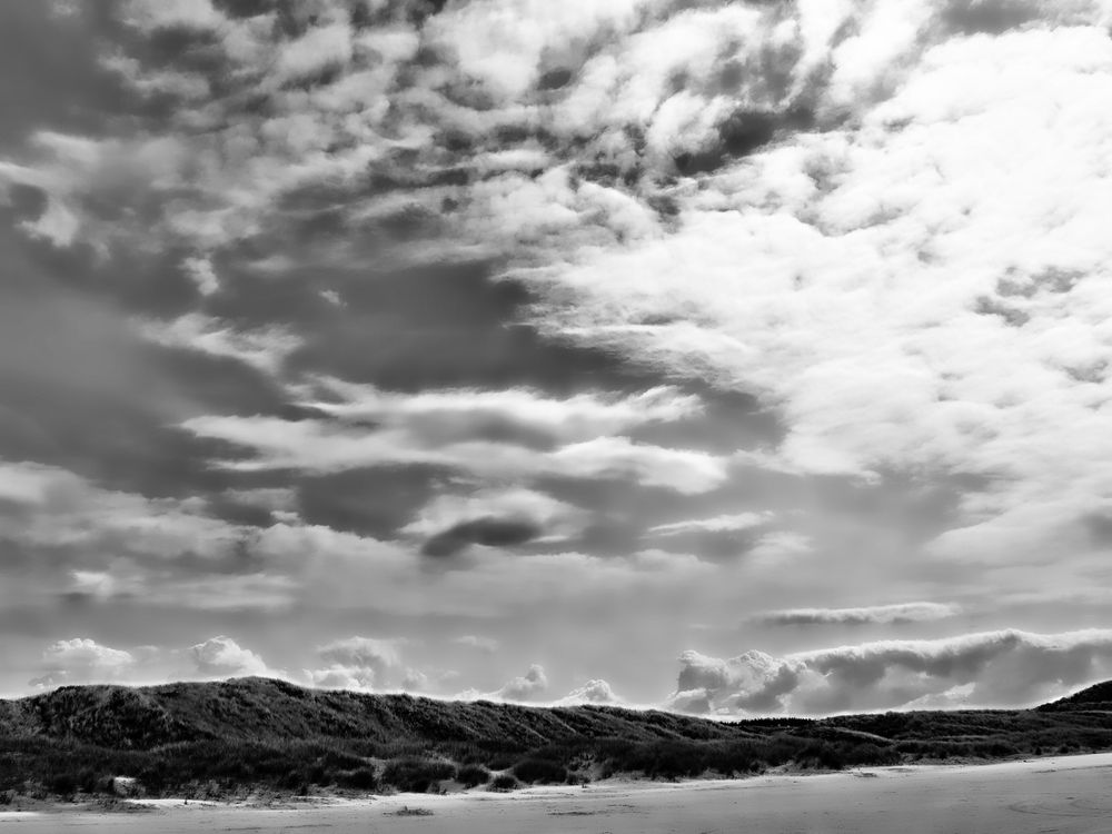 ... strand - dünen - wolken