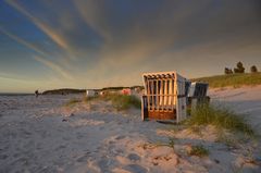 Strand im Abendlicht 